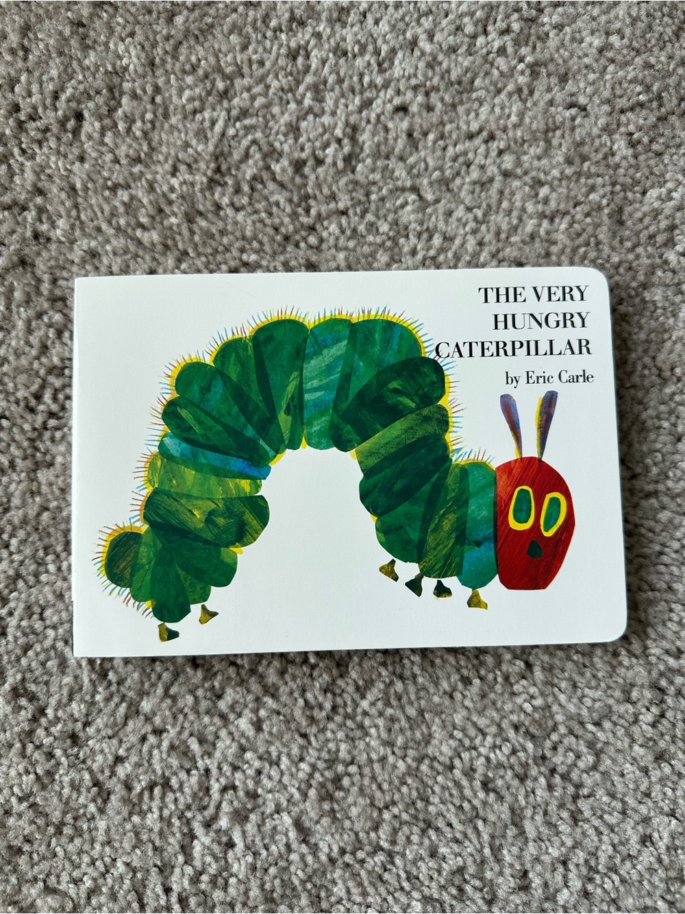The Very Hungry Caterpillar Board Book by - Green/Red